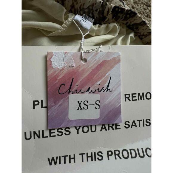 NWT Chicwish Snake Printed Asymmetric Chiffon Maxi Skirt Gray Women's Size XS-S - Picture 6 of 9